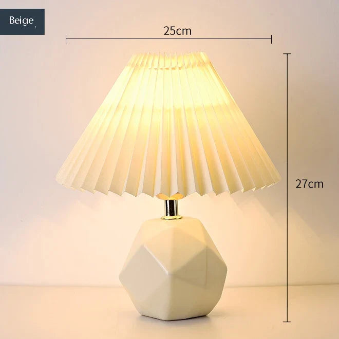 lampe de chevet moderne en céramique pour bureau et veilleuse créative