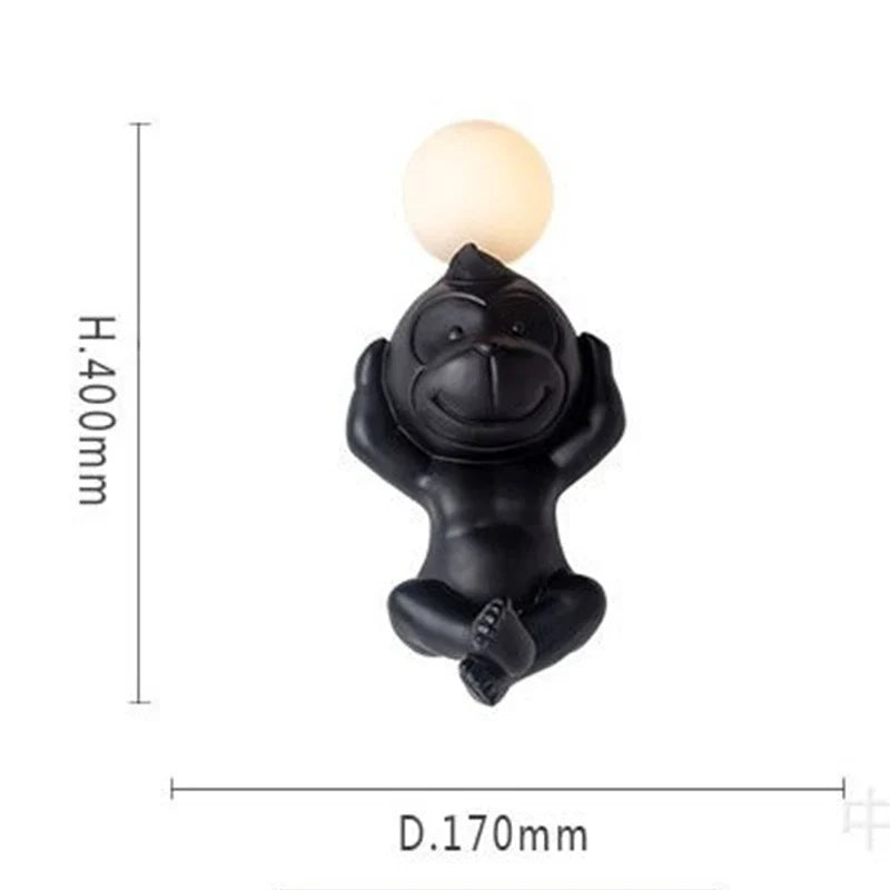 applique murale led singe variateur pour éclairage intérieur