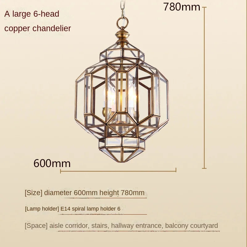 suspension en verre vintage pour intérieur et extérieur