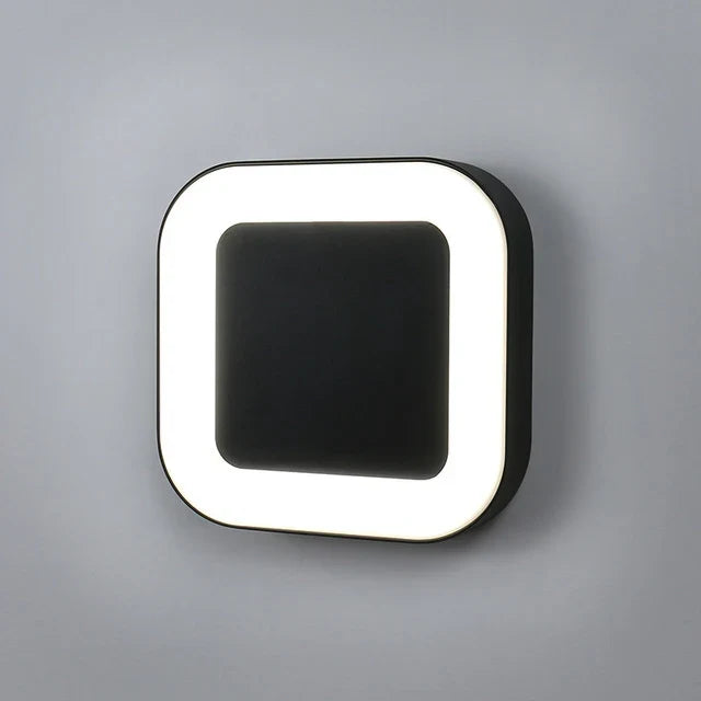 12W Waterproof Outdoor Wall Lights Radar Motion Sensor IP65 Wall Sconce Lamp LED Balcony Porch Garden Villa Lighting Fixtures