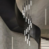 lustre moderne en spirale imitation porcelaine et verre