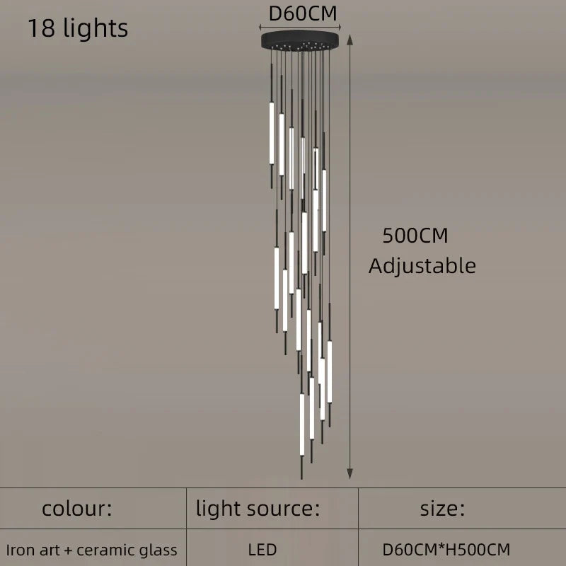 lustre moderne pour décoration d'intérieur élégant et épuré