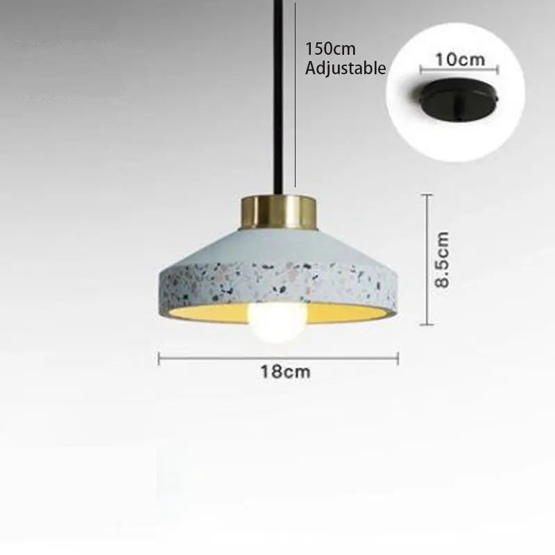 suspension vintage en ciment pour bar et café