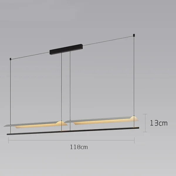 Lustre LED minimaliste design