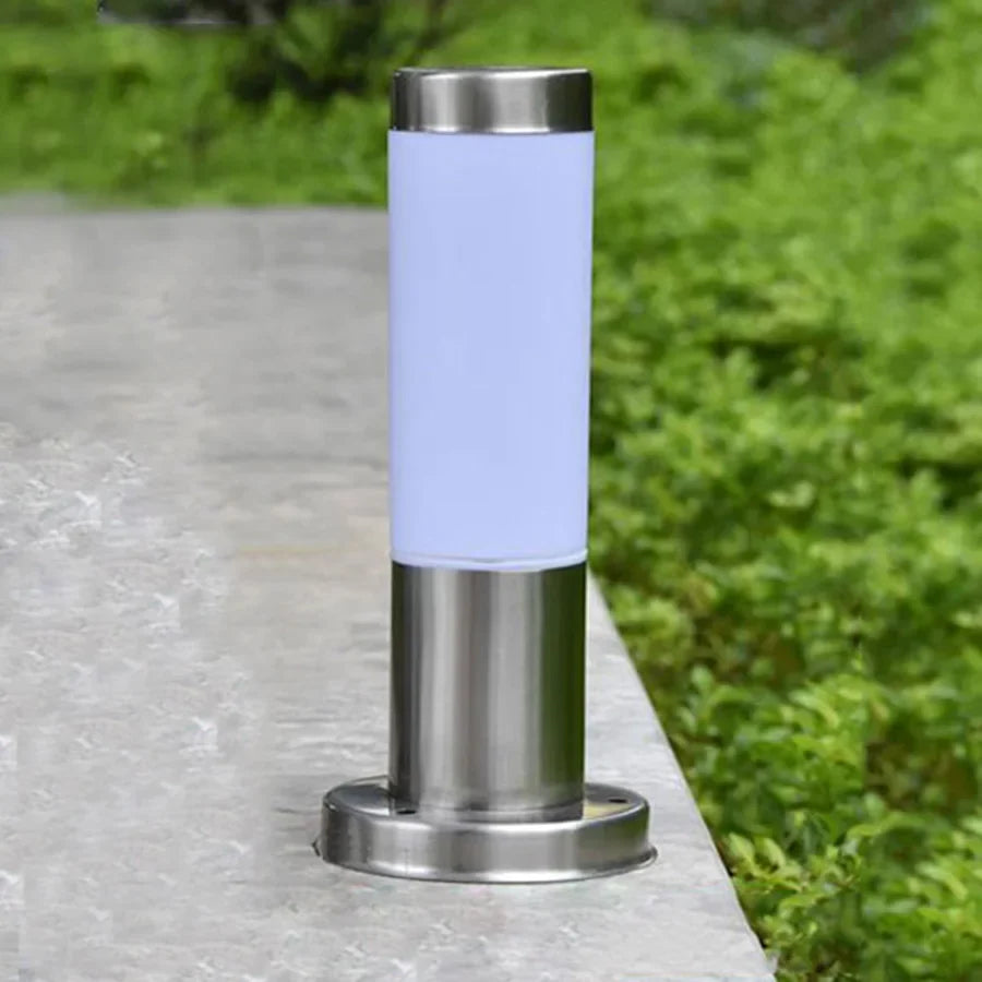 lampadaire led en acier inoxydable pour jardin et extérieur