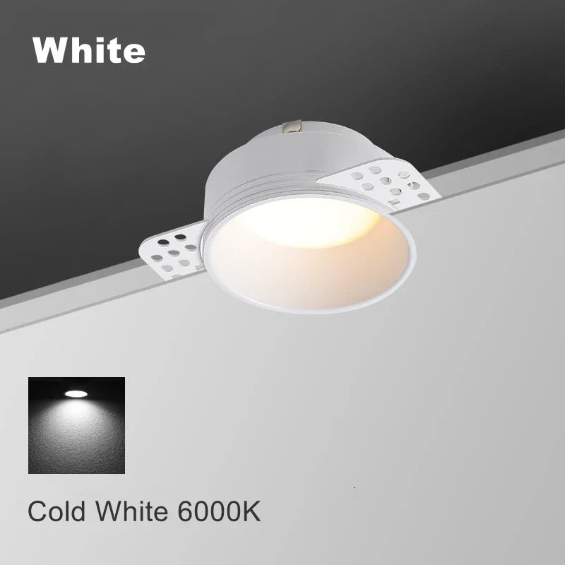 spot led encastré sans cadre à intensité variable