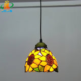 lustre style européen tournesol en verre vintage pour bar