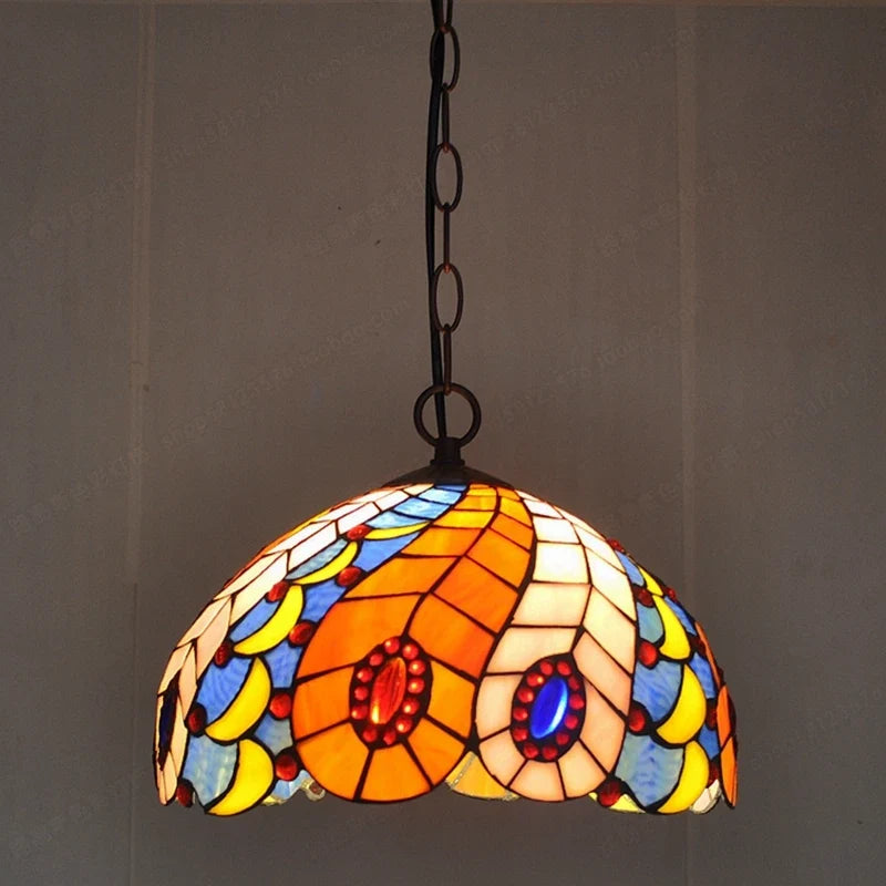 lustre en lucite style tiffany pour intérieur chic