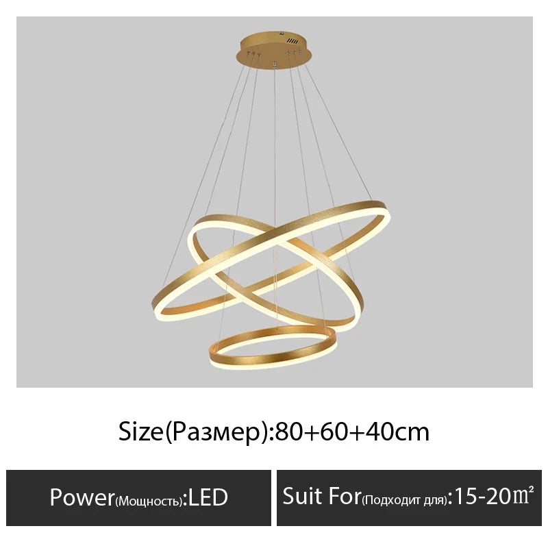 lustre moderne pour éclairage intérieur décoratif suspendu