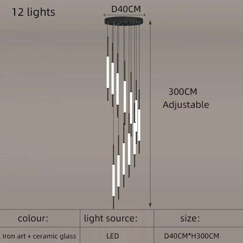 lustre moderne pour décoration d'intérieur élégant et épuré