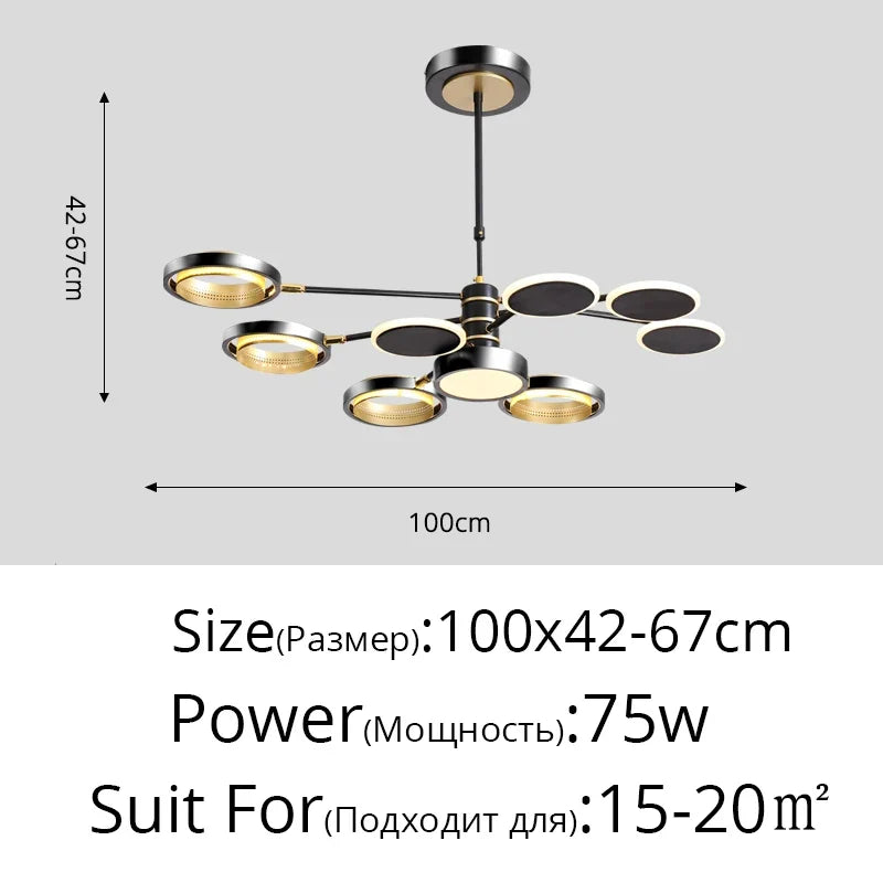 plafonnier nordique design élégant pour décoration intérieure moderne