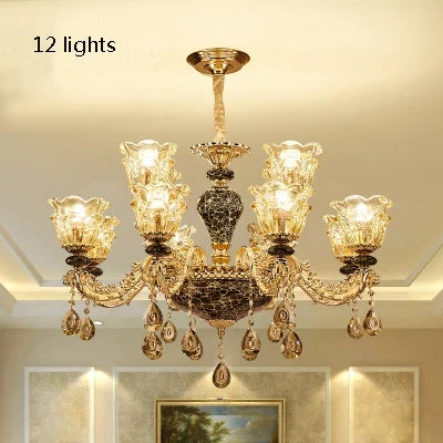 lustre en cristal de luxe pour une ambiance minimaliste