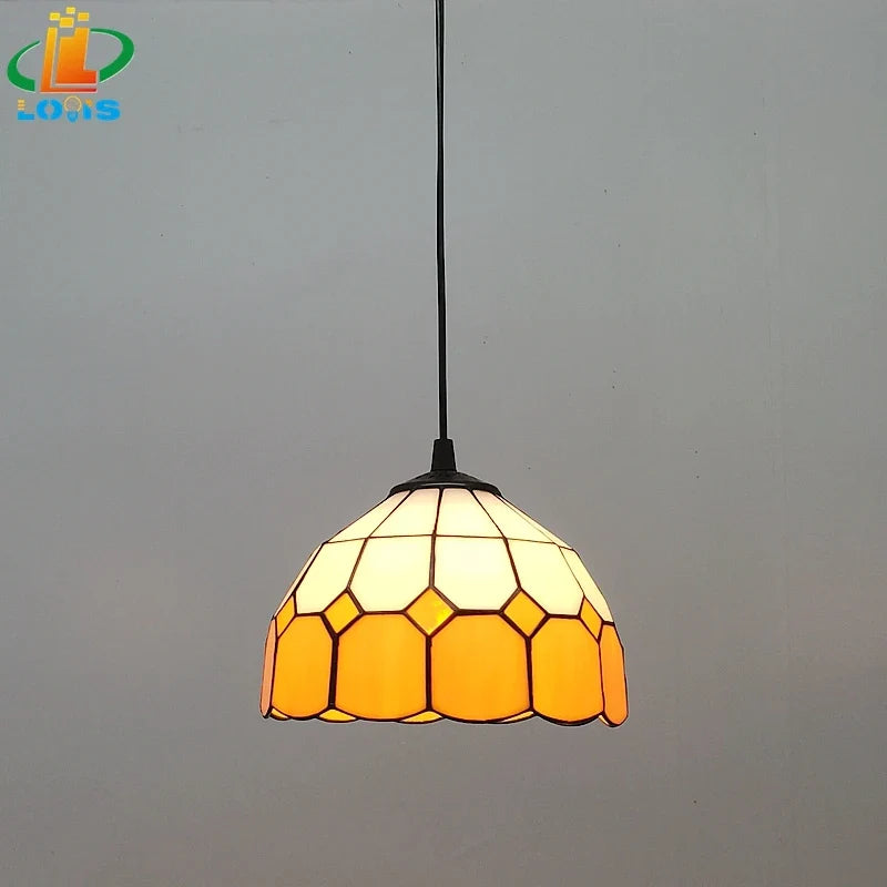 lustre en verre de style européen pour intérieur moderne