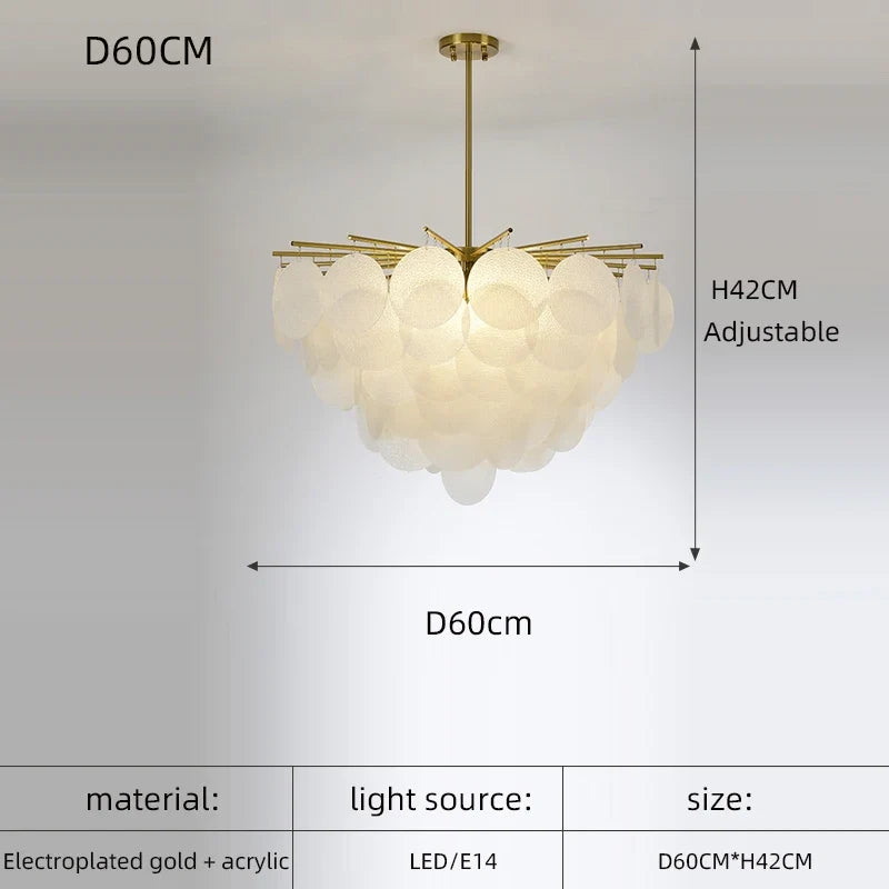 lustre nordique postmoderne créatif décoratif carillon éolien élégant