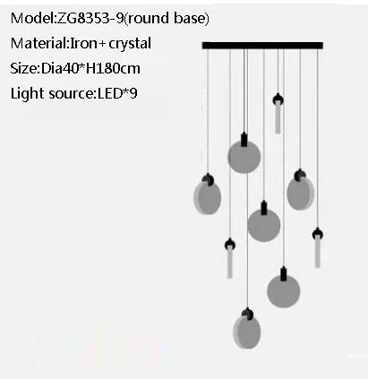 lustre en cristal design pour intérieur moderne et élégant