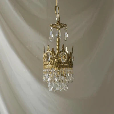 lustre couronne moderne en cristaux luminaire décoratif d'intérieur