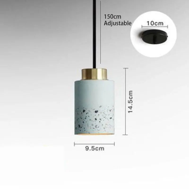 suspension vintage en ciment pour bar et café