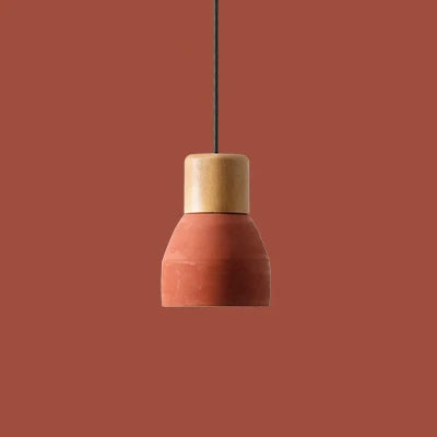 suspension led en béton pour style vintage et loft