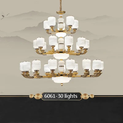 lustre chinois grande taille pour décoration d'intérieur élégant