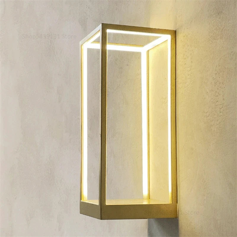 applique murale led moderne cube créatif décoration murale