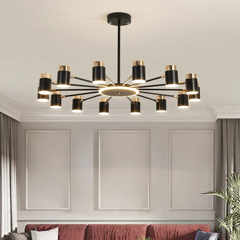 lustre nordique moderne pour éclairage intérieur décoratif