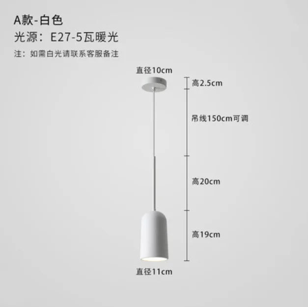 suspension nordique décorative pour éclairage créatif intérieur