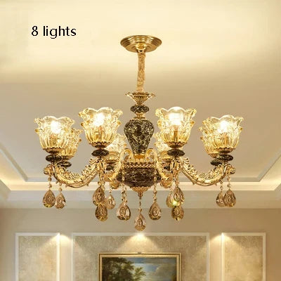 lustre en cristal de luxe pour une ambiance minimaliste
