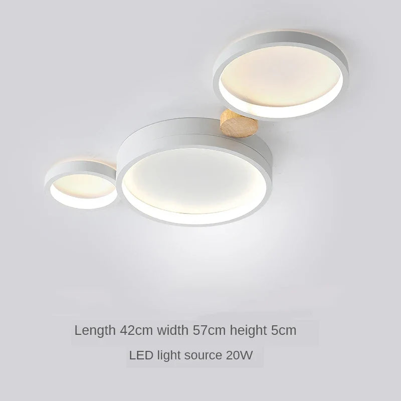 lustre nordique led pour salon café balcon vestiaire