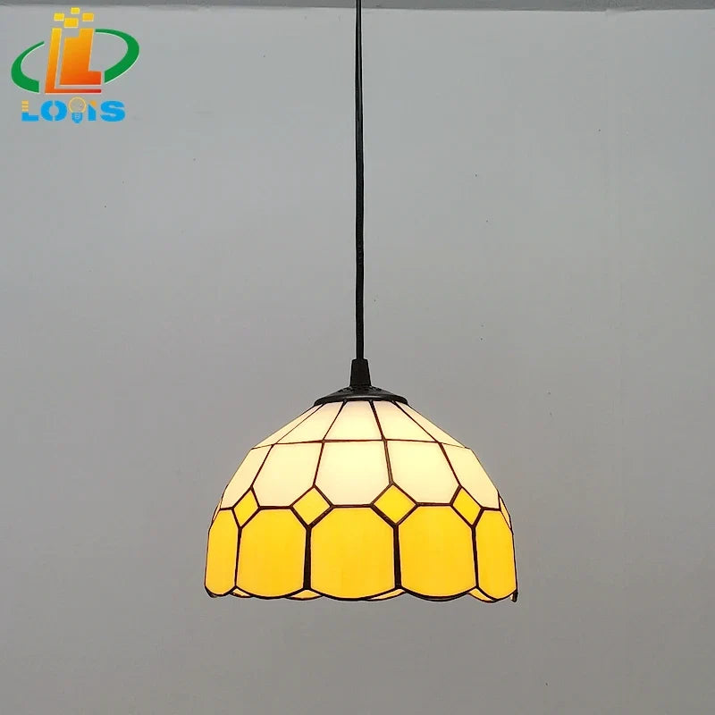lustre en verre de style européen pour intérieur moderne