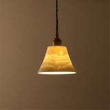 suspension loft style antique led en laiton céramique