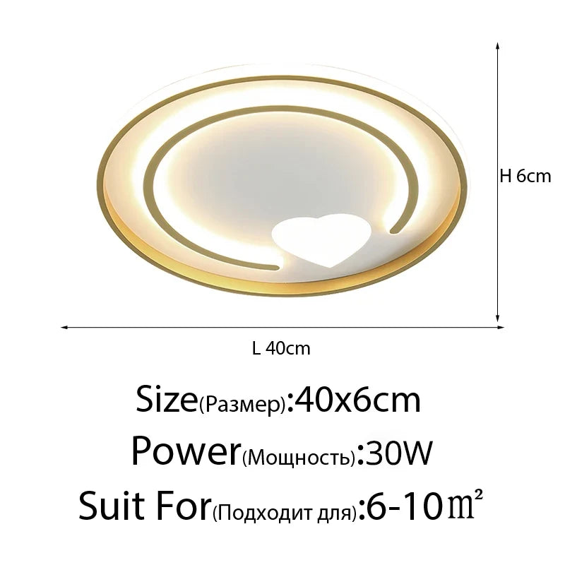 plafonnier led créatif pour intérieur lumineux et moderne