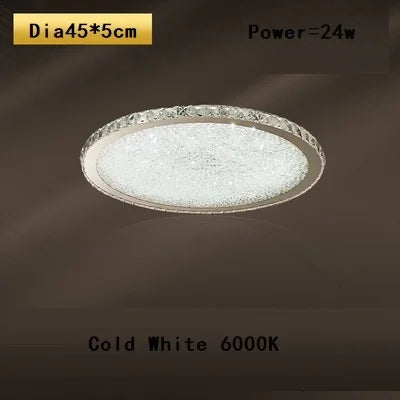 suspension moderne en acier inoxydable avec led et télécommande