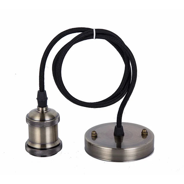 suspension rétro en aluminium style industriel pour décoration intérieure