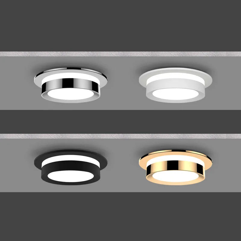 Spot lumineux LED encastrable en cristal pour le plafond