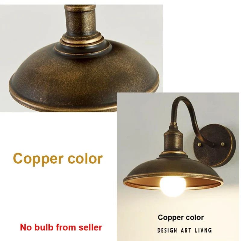 lumière extérieure étanche style loft américain vintage