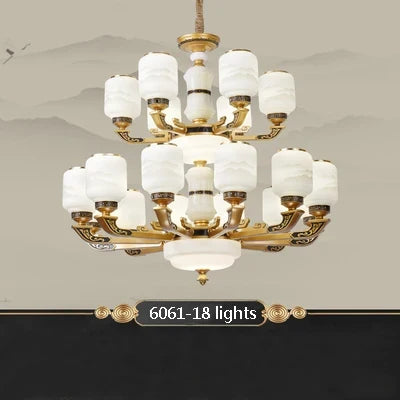 lustre chinois grande taille pour décoration d'intérieur élégant