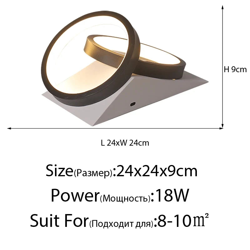 plafonnier led créatif design nordique pour décorer votre foyer