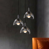 luminaire led suspension en cristal k9 de luxe postmoderne