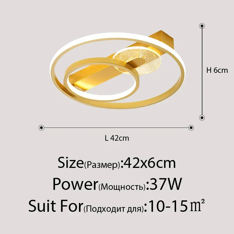 plafonnier design led rond ultra mince pour intérieur maison