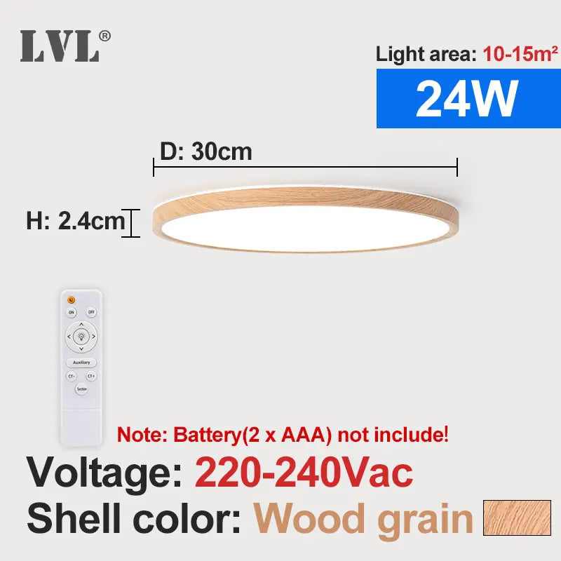 plafonnier led moderne télécommandé à intensité variable
