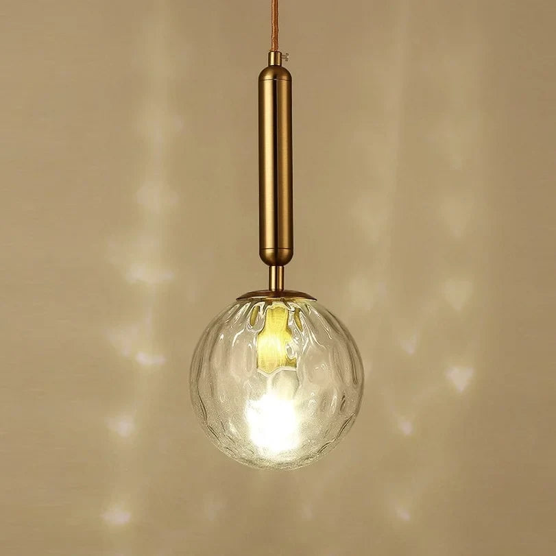 lustre moderne en verre pour bar restaurant et décoration intérieure