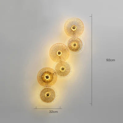 applique murale de luxe en verre design moderne personnalisable