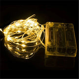 guirlande lumineuse décorative à 100 led avec piles aa