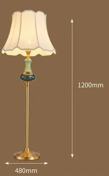 lustre en céramique et cuivre pour une ambiance moderne et simple