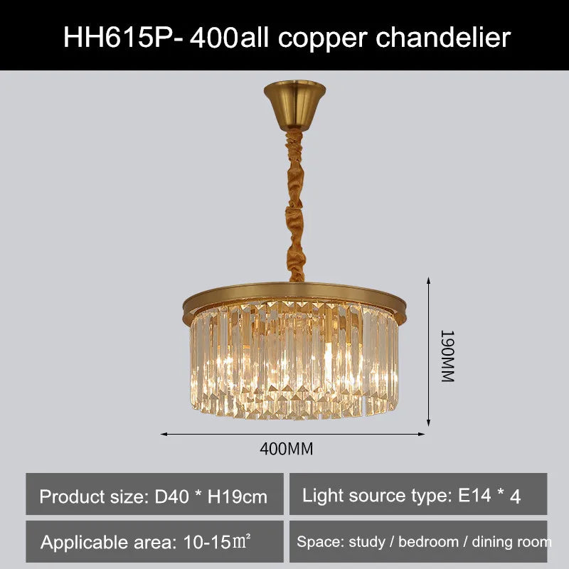 lampe à double usage en cristal pour décor moderne