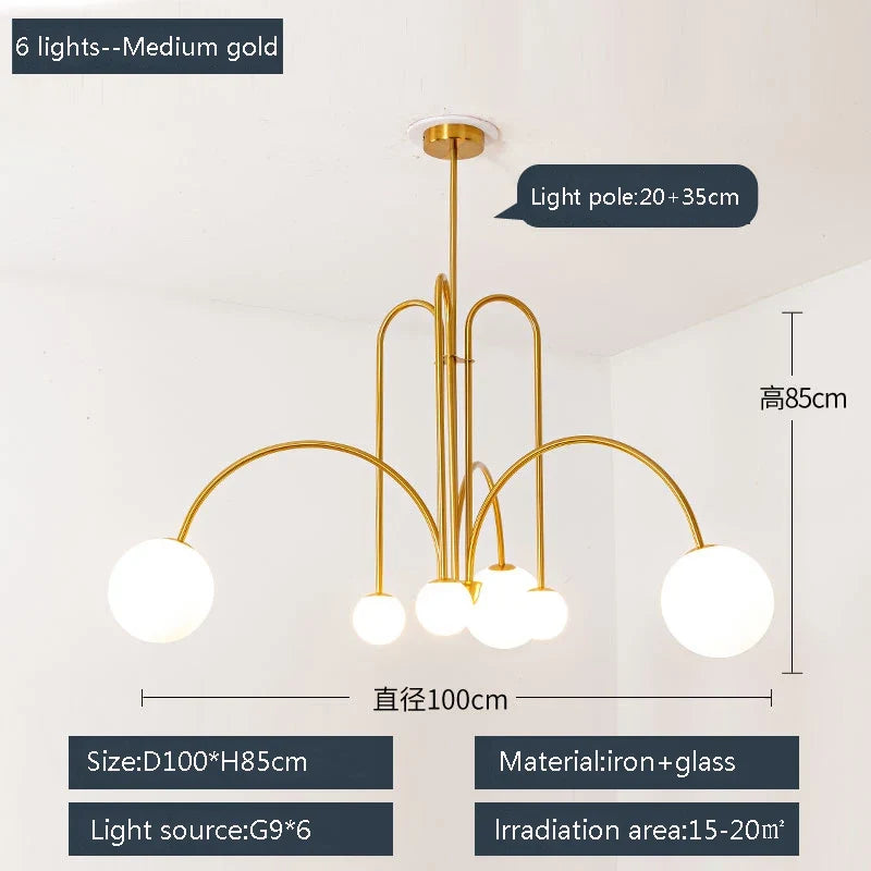 suspension moderne design postmoderne pour intérieur élégant
