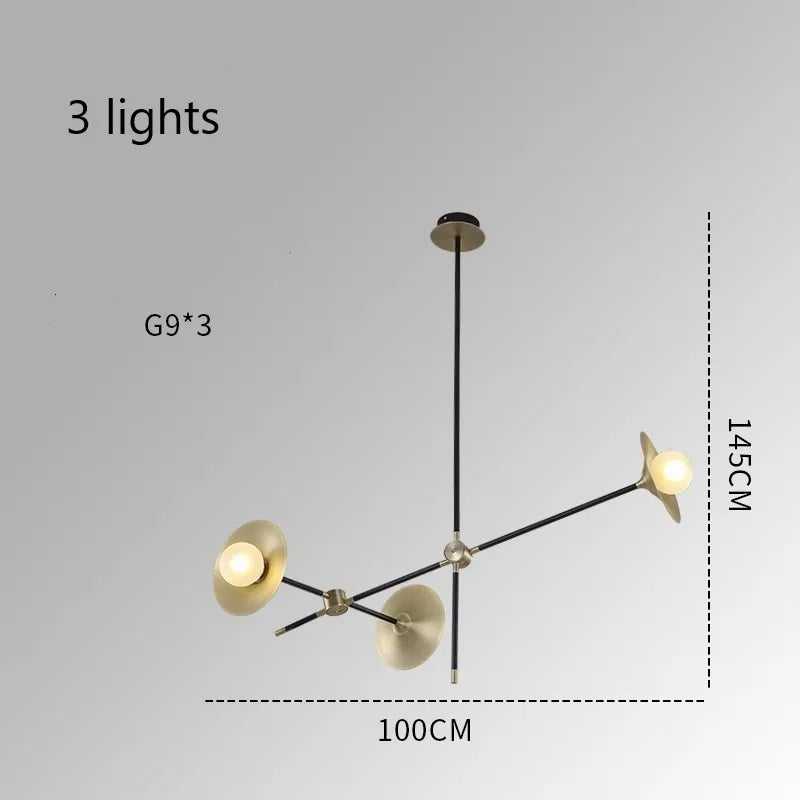suspension postmoderne nordique design pour éclairage intérieur décoratif