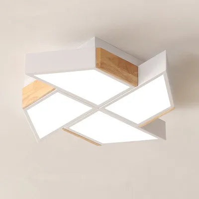 plafonnier led en forme de moulin à vent design moderne