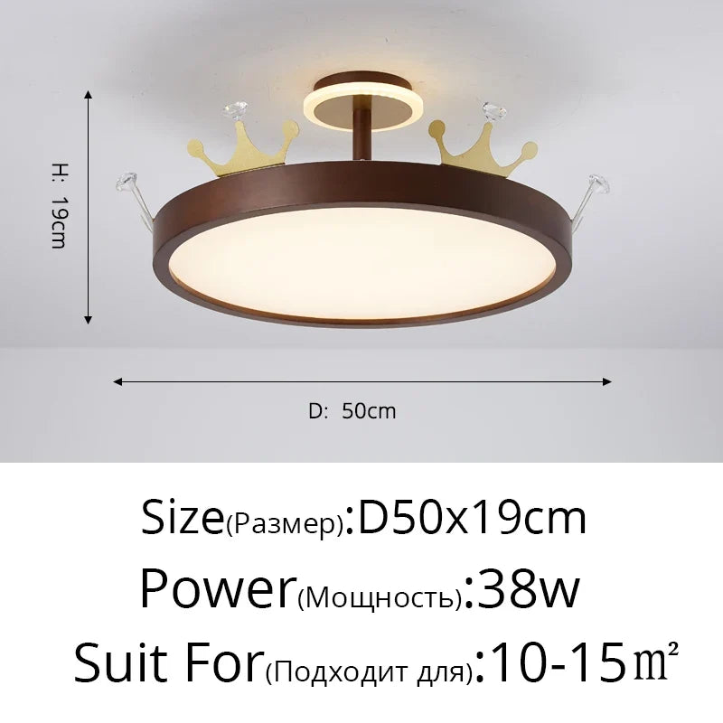 lustre nordique créatif couronne oiseau pour chambre enfants