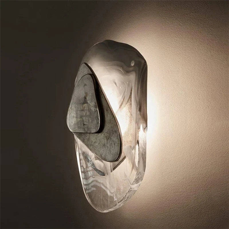 applique murale led en cristal nordique pour divers espaces
